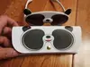 Novos Óculos de Sol de Silicone Polarizados para Crianças Anti-UV para Exterior Óculos de Panda Tigrinho Fofos Óculos de Sol para Fotos na Rua