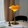 Lámpara de mesa decorativa PH3 de cristal de diseño, estilo Bauhaus Nórdico ins, personalizada para dormitorio, mesita de noche, estudio fotográfico