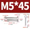 Pasador de Acero Inoxidable 304 con Cabeza Plana y Agujero, Pasador Cilíndrico, Pasador de Posicionamiento Cilíndrico Gb882 con Juego de Pasador de Chaveta