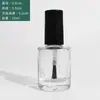 5ml10ml15ml Botella Redonda para Esmalte de Uñas Botella Cuadrada para Esmalte de Uñas Pegamento para Esmalte de Uñas Botella Vacía Botella Transparente de Vidrio con Dosificador Ahora