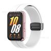 Adecuado para Samsung Galaxy Fit3 Correa de Silicona con Hebilla Magnética Groove Fit3 Correa de Reloj Pulsera 22.2mm