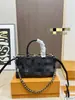 Bolso de Mano de Piel Genuina, Bolso de Hombro para Mujer, Bolso Cruzado, Bolso Tote Onthego, Bolsa de Compras, Gama Alta, Gran Capacidad