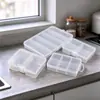 Caixa de Embalagem Plástica com 2 Compartimentos, 4 Compartimentos, 5 Compartimentos, 6 Compartimentos, Caixa de Peças, Ferramentas de Ferragens, Equipamentos de Pesca, Joias, Caixa de Armazenamento para Artesanato, Caixa para Iscas Artificiais
