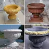 Molde para Vaso de Flores Redondo Vaso de Cimento DIY Modelo Grande e Extra Grande para Bonsai Caixa de Flores Grande Modelo para Decoração de Coluna de Varanda