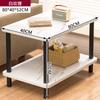 Mesa auxiliar pequeña, mesa de centro pequeña, mini sofá sencillo para el hogar, mueble auxiliar, mesa cuadrada, mesa de esquina, mesita de noche, mesa auxiliar