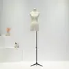 Suporte de Exposição Meio Corpo Feminino para Loja de Roupas Suporte de Exposição de Manequim de Corpo Inteiro Manequim Feminino de Corpo Inteiro com Pernas Divididas Estilo Coreano