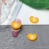 Accesorios de resina para comida artificial y juegos, pegamento en crema, baratijas hechas a mano, galletas amarillas, arte de uñas, joyería de dibujos animados