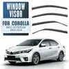 Adecuado para Toyota Corolla León Asiático Visera para Lluvia y Sol Toyota Corolla Visera para Ventana