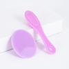 Escova de lavar rosto Guangzhou dangmei Escova de shampoo de silicone manual Escova de limpeza de silicone limpeza profunda esfoliante escova de lavar rosto