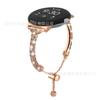 Adecuado para Google Pixel Watch 1/2/3/4 Correa de reloj de medio brazalete con incrustaciones de diamantes Nuevo modelo Correa de reloj inteligente