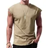 Top sin mangas de verano fino, transpirable y de secado rápido para hombre, chaleco deportivo de color liso, chaleco de secado rápido - Ebay Transfronterizo