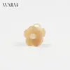 Pinza para el Cabello de Flor de Acetato Wjia Nueva en Colores Macarrón, Tamaño Pequeño para Mujeres, Accesorio para el Cabello para Flequillo de Medio Recogido