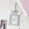 Hisocute Original Tarjetero para Perseguir Estrellas Funda para Exhibición de Polaroid de Tres Pulgadas Colgante Tarjeta de Estudiante de Campus Tarjeta de Comida Funda Protectora