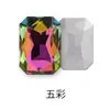 Taladro Perforado de Garra Octagonal Rectangular Costura a Mano Taladro Base Engrosada Bolsa para Vestido de Novia Accesorios para Ropa Taladro de Garra Rectangular