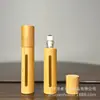 Botella de Vidrio con Rodillo de Madera de Bambú 10ml Botella de Bambú para Roll-on 10ml Botella de Bambú para Aceite Esencial Protección Ambiental Natural Botella de Bambú Embotellada