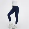 Amazon Europa Calças de Yoga Fitness Esportes Calças Longas Rússia Comércio Exterior Cintura Alta Bolso Calças Apertadas Mulheres