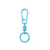 Llavero Anillo de Rebote para Respirar Color Sólido Simple Aleación de Zinc Llavero de Coche Mosquetón Transfronterizo Llave
