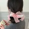 [Heroína de Drama Coreano] Lazo de Organza Coreana de Alta Calidad Tejido a Mano para el Cabello Lazo para el Cabello para Mujeres