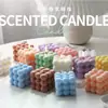 Vela Perfumada Formato Cubo Mágico Ornamento Criativo para Quarto Adereços para Fotos de Celebridade da Internet Dia dos Namorados Chinês Presentes para Meninas Disponível Exclusivamente para Venda Transfronteiriça