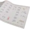 Livro de Prática de Caligrafia para Copiar Caracteres Grandes em Escrita Regular, Livro de Traçado para Alívio do Estresse Escrito à Mão em Papel de Arroz Semi-Cru