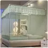 Novo Modelo 2026 Mosquiteiro Antiqueda Infantil para Quarto de Casa, Estilo Iurta Mongol Sem Instalação, Evita que Bebês Caiam da Cama, Totalmente Fechado com Fundo