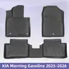 Adequado para KIA Morning Gasolina 2025-2026 Tapetes de assoalho de carro 3D TPE para todos os climas