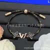 [Novidades Contínuas] Pulseira Cruzada Nova de Alta Qualidade Réplica Lv Letra V com Etiquetas, Artesanato de Ponta Atacado