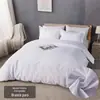 Atacado de fábrica roupa de cama de hotel conjunto de quatro peças lençóis brancos capa de edredom