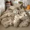 Roupa de Cama Classe A para Maternidade e Bebês Capa de Edredom Individual Algodão Fofo de Camada Dupla Estilo Ins Capa de Edredom para Dormir sem Roupas Capa de Edredom para Dormitório Estudantil