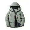 Chaqueta de algodón acolchada de invierno, a prueba de viento, impermeable, engrosada para abrigar, corte holgado, moderna y elegante, con forro de felpa nube de grafeno