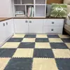 Alfombra de Piso Empalmada de Color Sólido Simple Transfronteriza Venta al por Mayor Transfronteriza Alfombra para Gatear de Bebé Alfombra de Piso Doméstica de Cobertura Total Resistente a Manchas