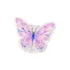 Clip creativo y lindo para cuaderno con forma de mariposa, clip de PP de doble cara de alta estética, clip acrílico creativo decorativo para chicas