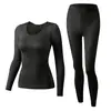 Ácido Hialurônico Base para Pele Roupas de Beleza Roupa Íntima Aquecimento Rápido Sem Costura Ultra-Fina Camada Base Roupas de Outono e Calças Compridas Conjunto Íntimo Térmico para Mulheres