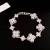 Pulsera de diamantes cuadrados, diseño elegante y moderno de la marca coreana Flu, pulsera delicada y con sentido de la moda, pulsera de celebridades de Internet, recién llegada para mujeres.
