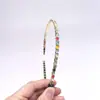 Tiara de Corrente de Cristal Coreana, Faixa de Cabelo Feminina Simples e Elegante, Acessório de Cabelo para Domar Fios Soltos, Acessório de Cabelo Versátil, Design Popular de Corrente