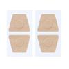 Zapatos para Tacones Altos Traseros Pegatina Grande Pegatina para Pies Absorbente de Sudor Pegatina para Pies Resistente al Desgaste Ovalada de Franela Pegatina Multifuncional Esterilla para Pies Antideslizante