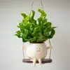 Helecho Nido de Pájaro Planta Verde para Sala de Estar Planta en Maceta de Interior para Entrada del Hogar, Baño, Dormitorio, Estación de Trabajo, Fácil de Cuidar, Aspecto de Alta Gama