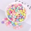 Miçangas Florais DIY Miçangas de Cores de Primavera Miçangas Espaçadoras Coloridas para DIY Infantil Acessórios para Joias