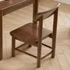 Mesa y Sillas Combinadas de Madera Maciza para Niños Mesa Especial para Niños de Jardín de Infancia Mesa de Juguete Hecha a Mano para Bebés Mesa de Lectura para Educación Temprana en Casa