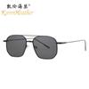 Nuevas Gafas de Sol Polygon 9193 Gafas Coreanas de Doble Puente para Hombres y Mujeres Tendencia Transfronteriza Gafas de Sol Oceánicas
