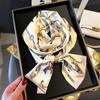 Elegante Bufanda de Caballo Cinta Versátil Corbata Decorativa para Bolso Bufanda para Traje Pequeña Larga Banda para el Cabello Bufanda Estampada Delgada Estrecha para Mujer