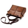 Bolso mujer 2022 Nueva Moda doble bolsillo bolso de mano retro PU piel aceitosa hombro diagonal bolsa de moda al por mayor