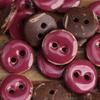 Botões de casca de coco coloridos, estilo dopamina, novos para primavera e verão, botões de óleo pontilhado para jaqueta de tricô infantil, camisa, todos os tamanhos em estoque