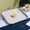 Conjunto de bandejas retangulares grandes nórdicas para uso doméstico, conjunto de xícaras de chá, bandeja de servir e prato de frutas de plástico moderno e criativo