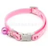 Al por mayor para mascotas pies lindos con collar de cascabel decoración de gato perro tracción exterior anti-pérdida collar de hebilla gris
