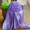 Venta al por mayor de fábrica coreana boda novia dama de honor sosteniendo flores ramo de rosa de diamantes de imitación de alta calidad Amazon wish venta caliente