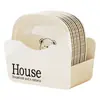 Cenicero de Hueso Color Crema Personalizado para Uso Doméstico en la Sala de Estar, Plato Pequeño Lindo, Cenicero Resistente a la Rotura, Plato para Bocadillos, Plato para Postres