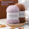 Fio Floco de Neve Floco de Neve Lã Longa Misturada Fio Bola de Neve Alternativa Bola de Fio Cachecol Chapéu DIY Atacado