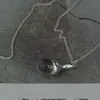 Collar de Calabaza Minimalista de Plata de Ley S925 para Mujer, Tendencia de Nuevo Accesorio Versátil de Personalidad Temperamento Lujo Ligero de Gama Alta de Nicho