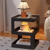Mesa de Noche Creativa Simple Moderna Nuevo Lujo Ligero Sentido de Alta Gama Hogar Recámara Pequeña Gabinete de Almacenamiento de Noche